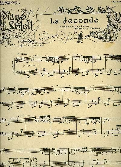 PIANO SOLEIL 7 MAI 1899, N19