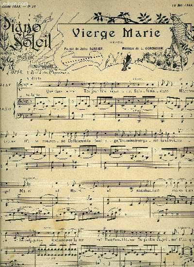 PIANO SOLEIL 14 MAI 1899, N20