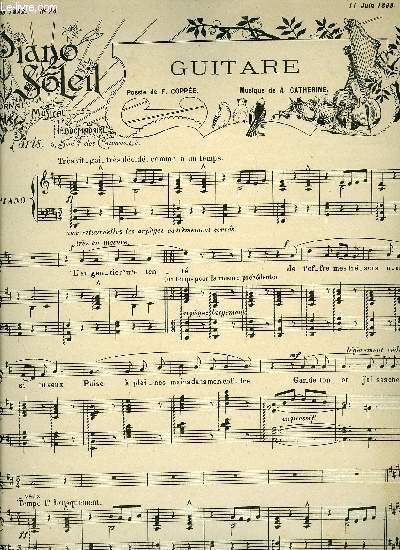 PIANO SOLEIL 11 JUIN 1899, N24