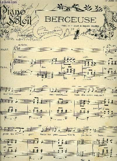 PIANO SOLEIL 23 JUILLET 1899, N4