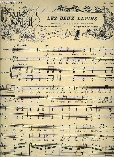 PIANO SOLEIL 30 JUILLET 1899, N5