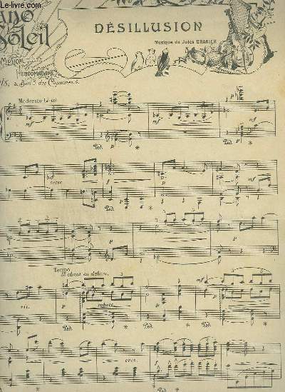 PIANO SOLEIL - N12 DU 24 MARS 1901 : DESILLUSION + SERENADE.