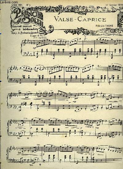 PIANO SOLEIL 17 JANVIER 1904, N3