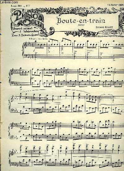 PIANO SOLEIL 14 FEVRIER 1904, N7
