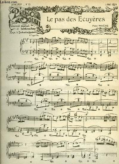 PIANO SOLEIL 1 MAI 1904, N18