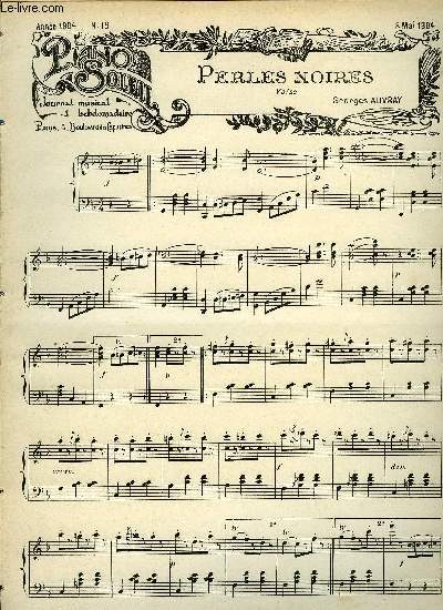 PIANO SOLEIL 8 MAI 1904, N19