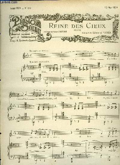 PIANO SOLEIL 15 MAI 1904, N20