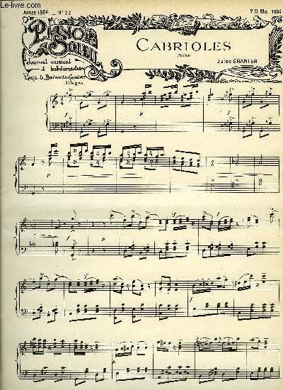 PIANO SOLEIL 29 MAI 1904, N22