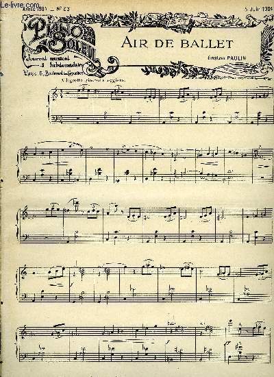 PIANO SOLEIL 5 JUIN 1904, N23