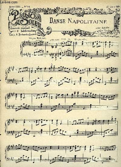 PIANO SOLEIL 26 JUILLET 1904, N26