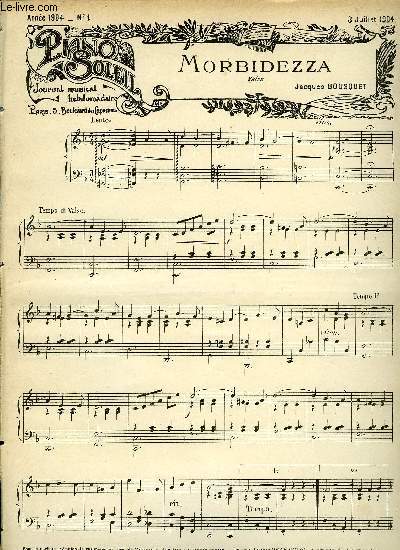 PIANO SOLEIL 3 JUILLET 1904, N1