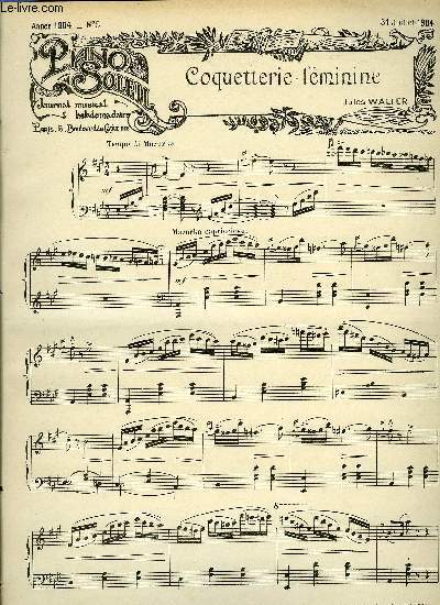 PIANO SOLEIL 31 JUILLET 1904, N5