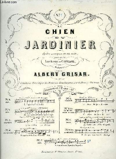 LE CHIEN DU JARDINIER