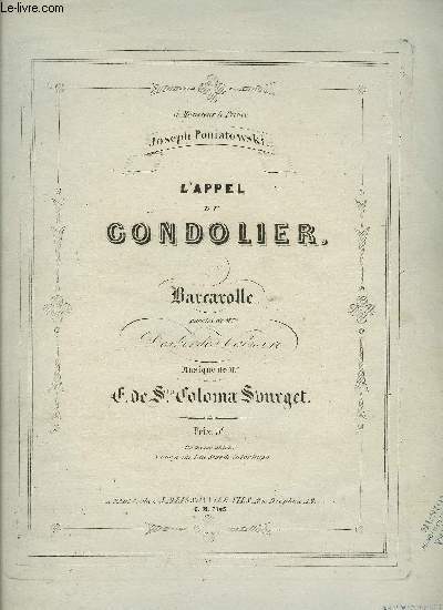 L'APPEL DU GONDOLIER