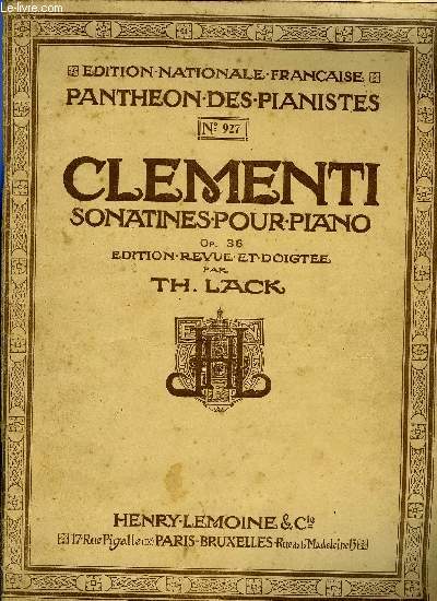 SONATINES POUR PIANO