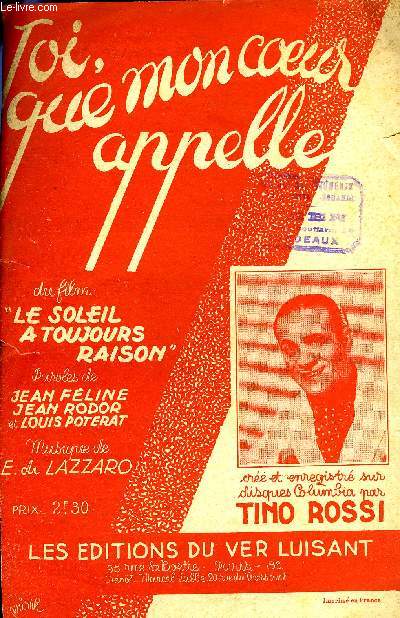 TOI, QUE MON COEUR APPELLE
