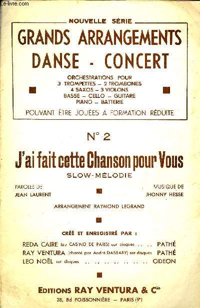 J'AI FAIT CETTE CHANSON POUR VOUV