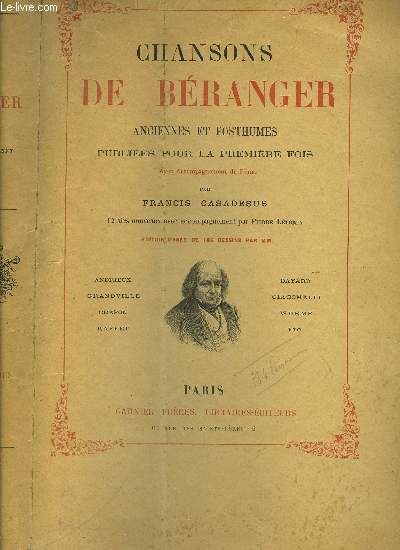 CHANSONS DE BERANGER