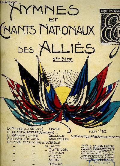 HYMNES ET CHANTS NATIONAUX DES ALLIES