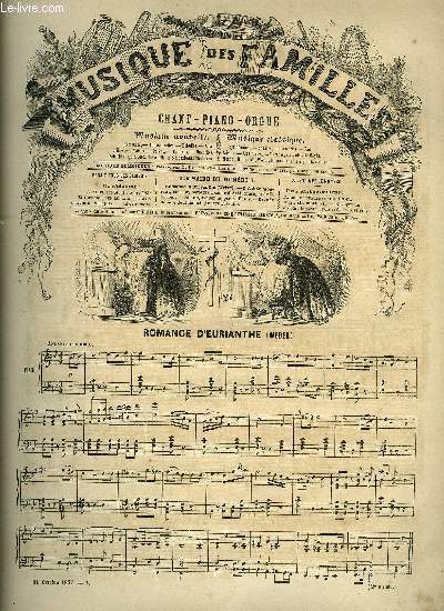 LA MUSIQUE DES FAMILLES 2 ANNEE N7 - ROMANCE D'EURIANTHE + L'ATHEE MOURANT + NISIDA.