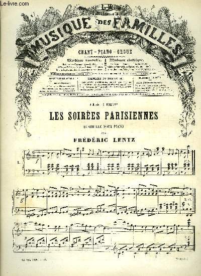 LA MUSIQUE DES FAMILLES 2 ANNEE N39 - LES SOIREES PARISIENNES + LES DEUX AVEUX.