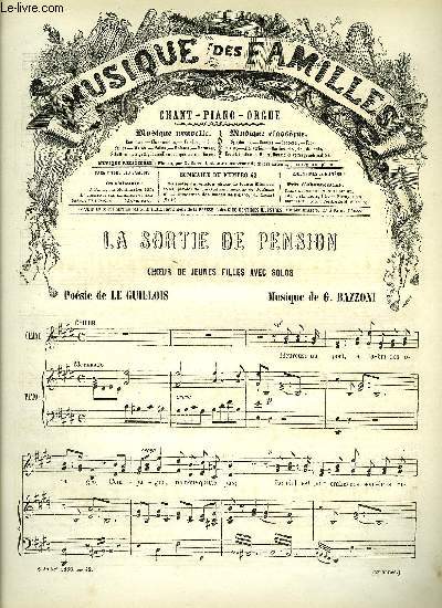 LA MUSIQUE DES FAMILLES 2 ANNEE N42 - LA SORTIE DE PENSION.