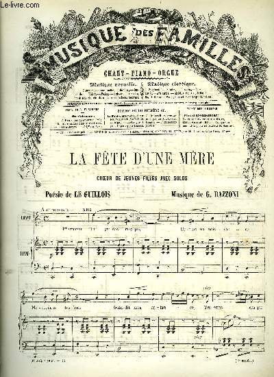 LA MUSIQUE DES FAMILLES 2 ANNEE N46 - LA FETE D'UNE MERE + OLGA.
