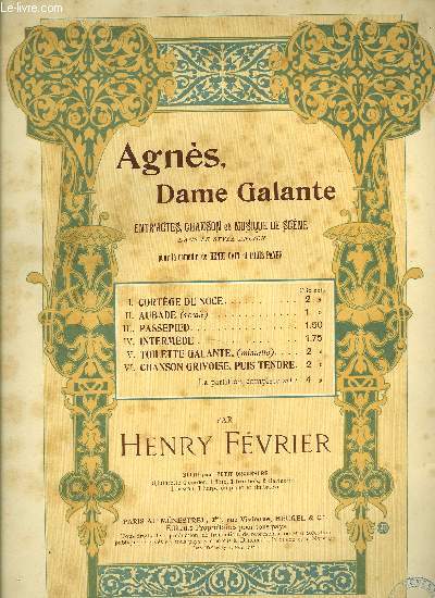 AGNES, DAME GALANTE