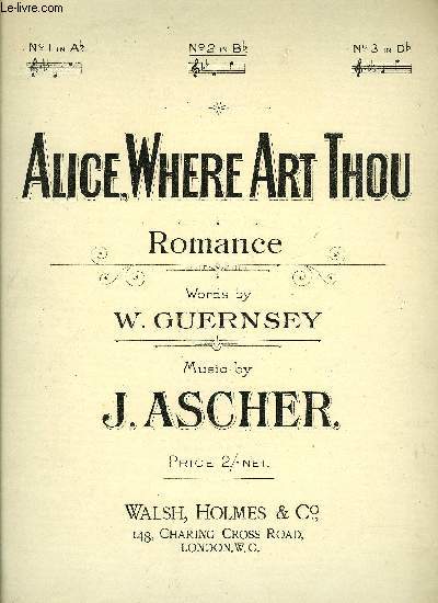ALICE, WHERE ART THOU