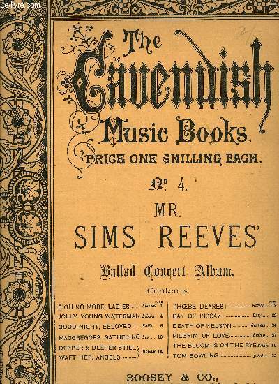 THE CAVENWISH MUSIC BOOKS N4