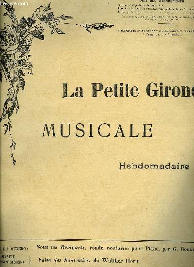 LA PETITE GIRONDE MUSICALE N10
