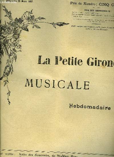 LA PETITE GIRONDE MUSICALE N11