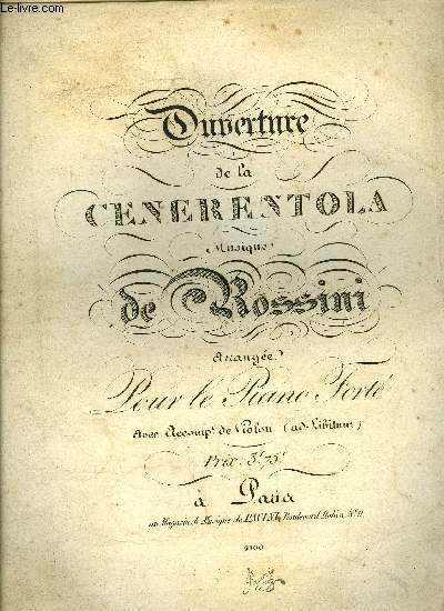 OUVERTURE DE LA CENERENTOLA