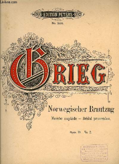 NORWEGISCHER BRAUTZUG (MARCHE NUPTIALE - BRIDAL PROCESSION)
