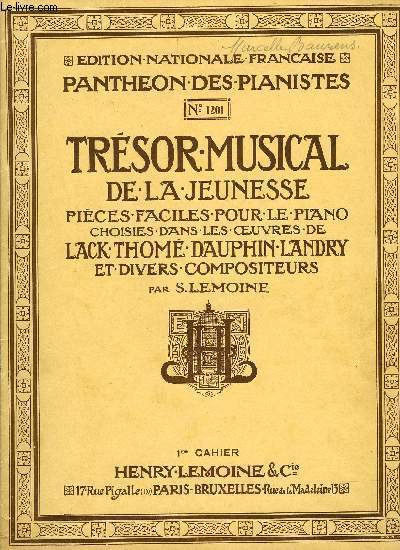 TRESOR MUSICAL DE LA JEUNESSE