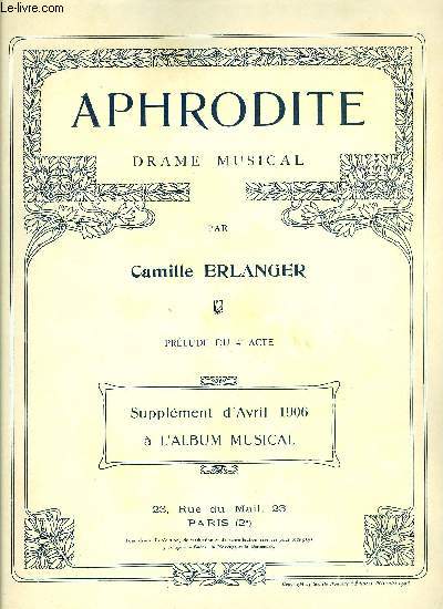 APHRODITE, PRELUDE DU 4EME ACTE