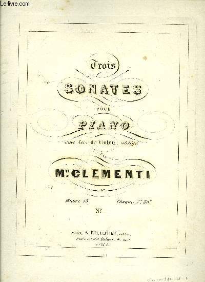 TROIS SONATES