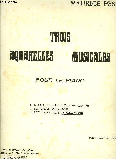 TROIS AQUARELLES MUSICALES