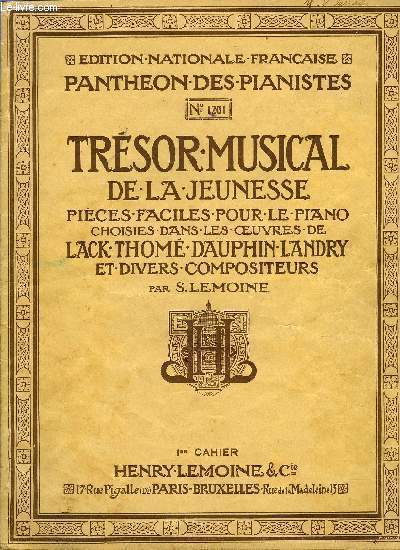 TRESOR MUSICAL DE LA JEUNESSE