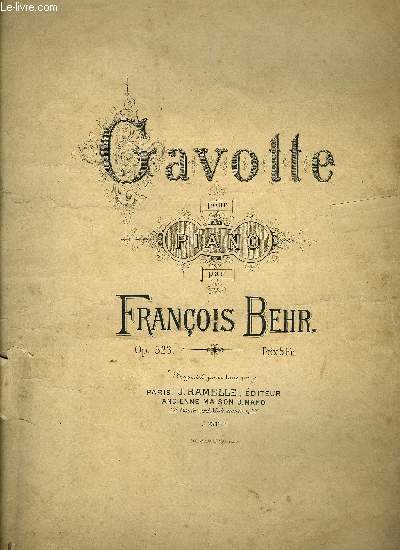 GAVOTTE POUR PIANO