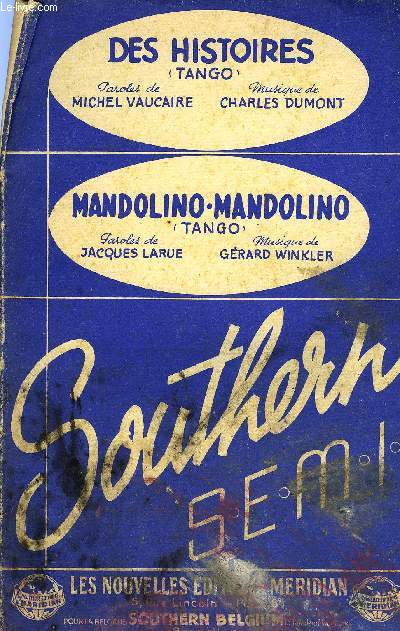 DES HISTOIRES / MANDOLINO-MANDOLINO - COLLECTIF - 1960 - Imagen 1 de 1