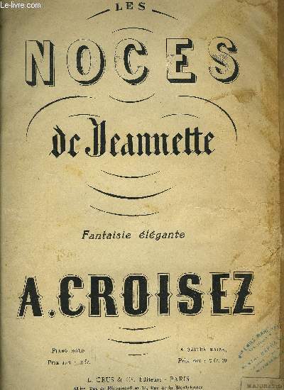 LES NOCES DE JEANNETTE