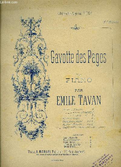 GAVOTTE DES PAGES