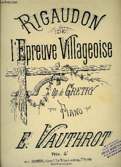 RIGAUDON DE L'EPREUVE VILLAGEOISE