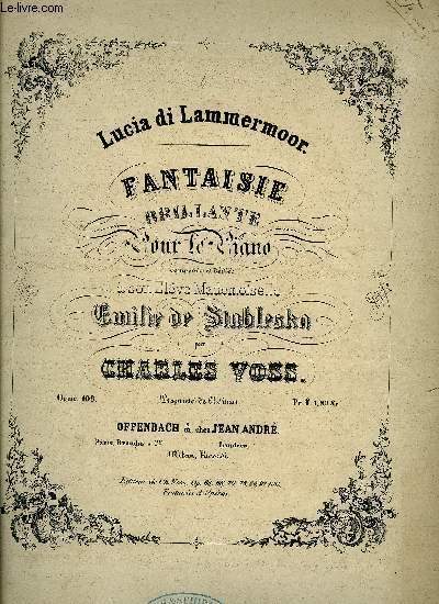 FANTAISIE BRILLANTE SUR LUCIA DI LAMMERMOOR