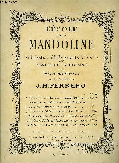L'ECOLE DE LA MANDOLINE