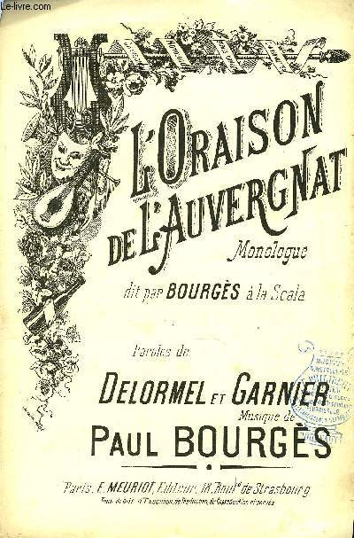 L'ORAISON DE L'AUVERGNAT