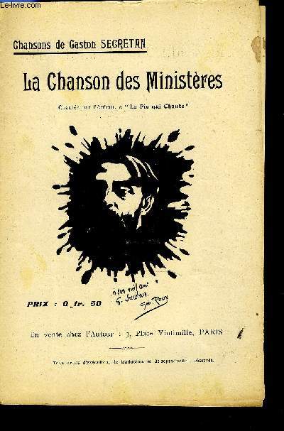 LA CHANSON DES MINISTERES