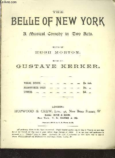 THE BELLE OF NEW YORK