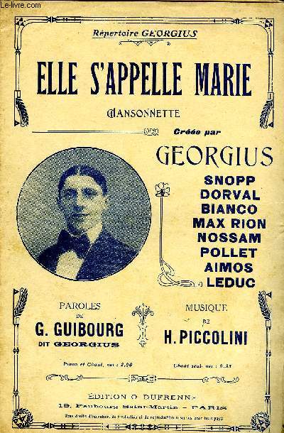 ELLE S'APPELLE MARIE